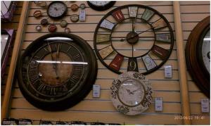Montage of Clocks on Display